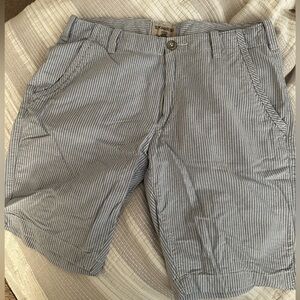 EXPRESS Blue Striped Men Shorts